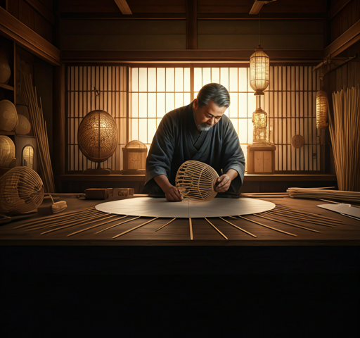 The Quiet Rhythm of the Lantern Maker